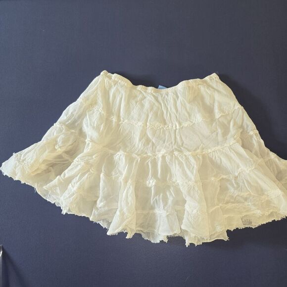 Sauci Women's  Mini Skirt White Size M (A54) - Picture 3 of 7